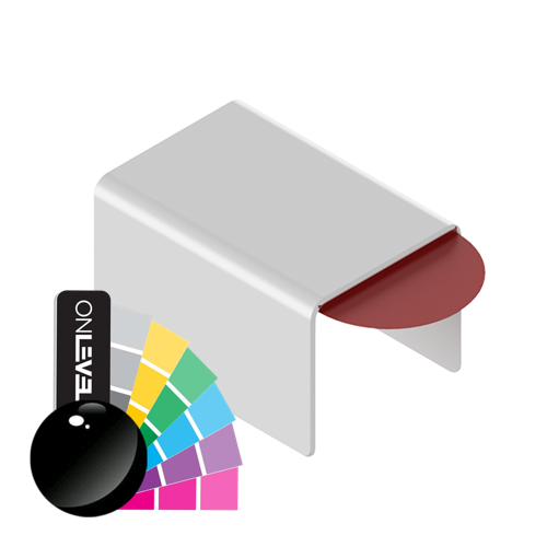 Tilslutning dækning U-profil 26x20x2mm, aluminium RAL blank