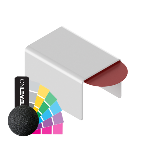 Tilslutning dækning U-profil 26x20x2mm, aluminium RAL mat