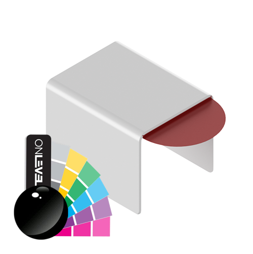 Tilslutning dækning U-profil 30x25x2mm, aluminium RAL blank
