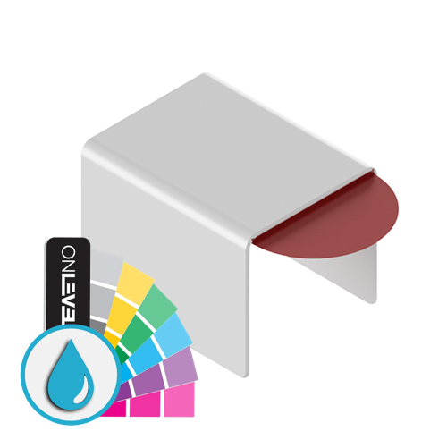 Dekning for tilkobling U-profil 30x25x2mm, aluminium ARMOR RAL