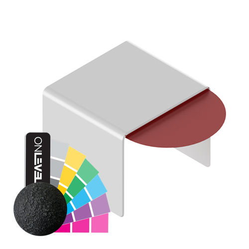 Tilslutning dækning U-profil 42x30x3mm, aluminium RAL mat
