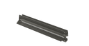 Tætning til brusedør med vandafviser og nederste bælg til glas 8mm L=2200mm, kunststof sort