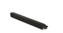 Tætning til brusedør med 90° hjørnestop til glas 8mm L=2200mm, kunststof sort