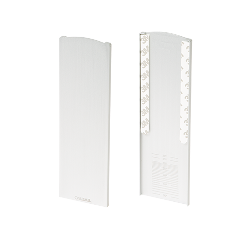 TL-6080 endekappe venstre/højre til trappe aluminium rå overfl.