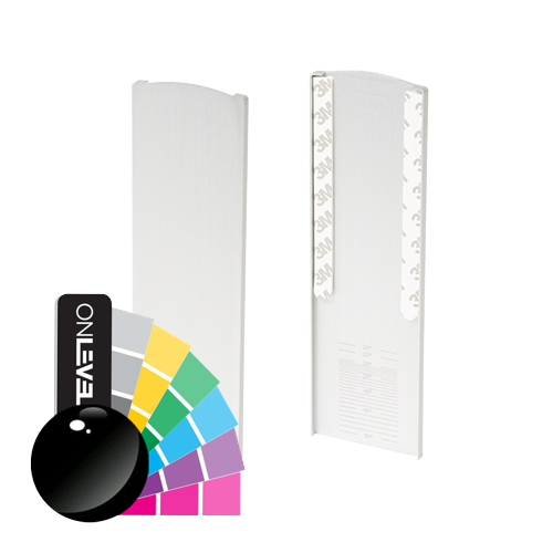 TL-6080 endekappe venstre/højre til trappe aluminium RAL blank