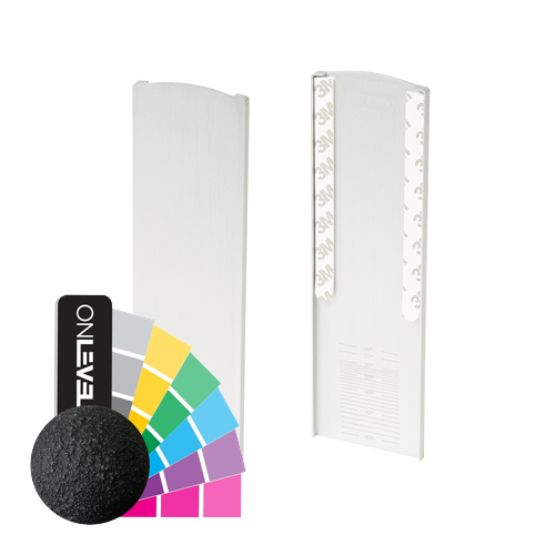TL-6080 Endekap venstre/høyre for trappe aluminium RAL struktur