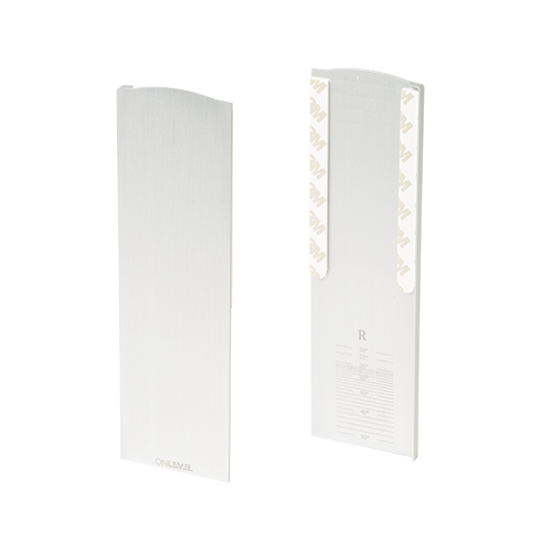 TL-6081 endekappe højre med dækkappe til trappe aluminium rå overfl.