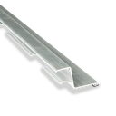 AIRFORCE täcklock profil L=5000mm, aluminium natur anodiserad