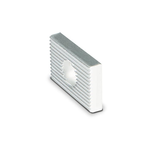 AIRFORCE monteringsblokk Ø12mm, aluminium natur eloksert