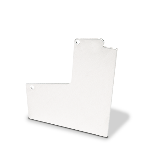 AIRFORCE endcap right, aluminum mill finish
