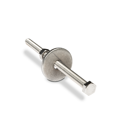 AIRFORCE mounting set M12x200mm for mounting on wood, AISI 316