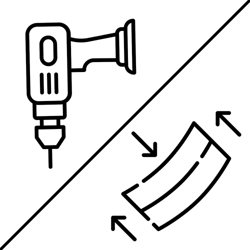 Bøying og boring glassprofil Trans-Level modell 3011 L=2500mm (1-5 brik.)