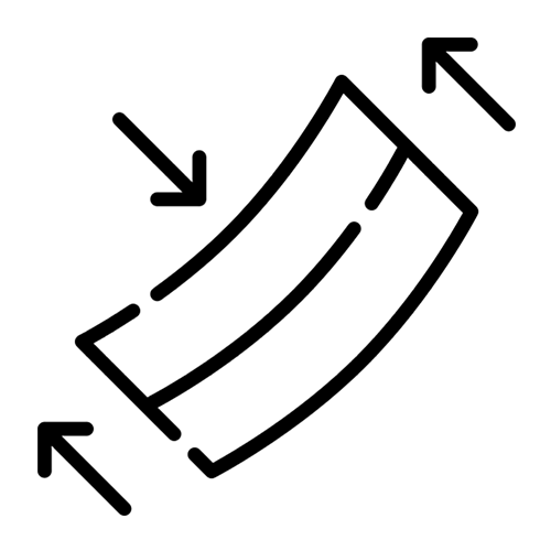 Att böja glasprofil Trans-Level modell 6021 L=5000mm (6-10 bit.)