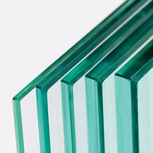 Glass panel 12/12/4 (25.52mm) G, L=mm, W=mm float glass clear PVB foil clear all edges polished, according to drawing