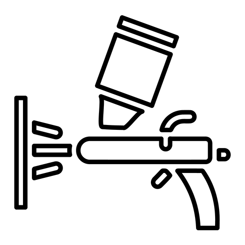 Pulverlakk ral-matte BEND-FIT glassprofil