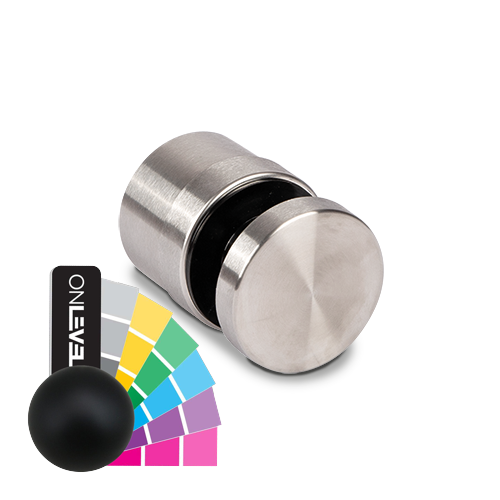 Punktfäste Ø50mm justerbar t=25-35mm glastjocklek 16.76-21.52mm, AISI 316 RAL matta (GLASET ÄR JUSTERBART VID MONTERING)