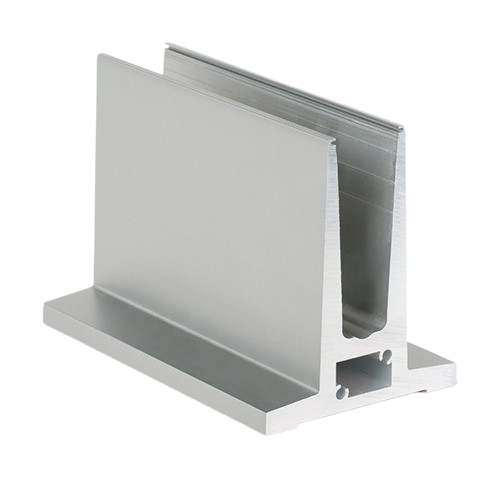 TL-4010 Glass profil L=200mm aluminium natur eloksert
