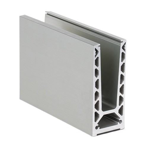 TL-6020 Glass profil L=200mm aluminium natur eloksert