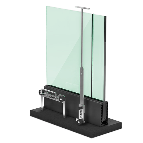 TL-6020 Bord Display Flex-Fit aluminium natur anodiseret