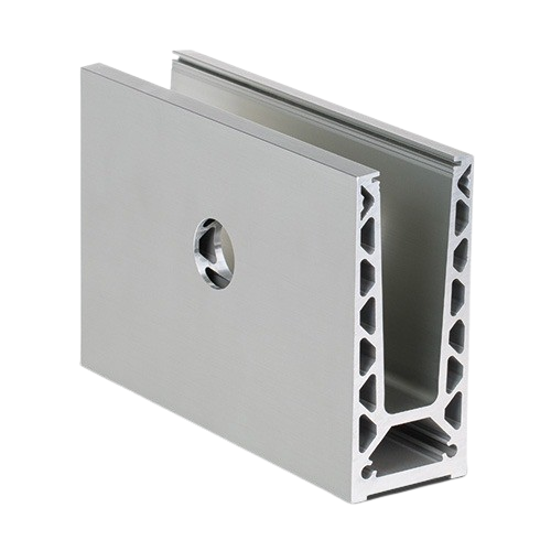 TL-6021 Glassprofil L=200mm naturlig eloksert aluminium inkludert dekklokk