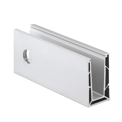 TL-6501 Glasprofil och täcklock L=200mm alum. natur anodiserad