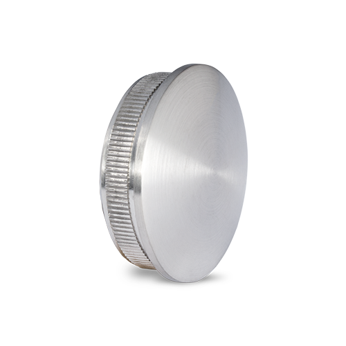 Endcap curved Ø42.4x2mm, AISI 304 satined
