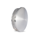 EMPIRE STATE POST endekappe buet Ø42.4x2mm, AISI 304 satin