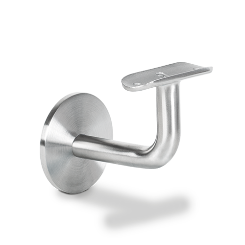 Wall handrail bracket for handrail Ø42.4mm M8, AISI 304 satined