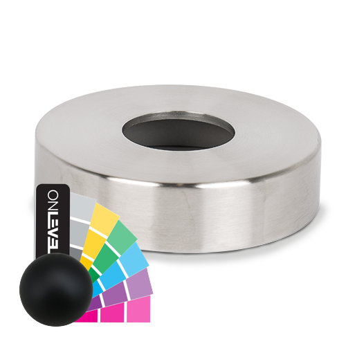 EMPIRE STATE POST dækkappe til rør Ø42.4mm Ø105mm, AISI 304 RAL mat