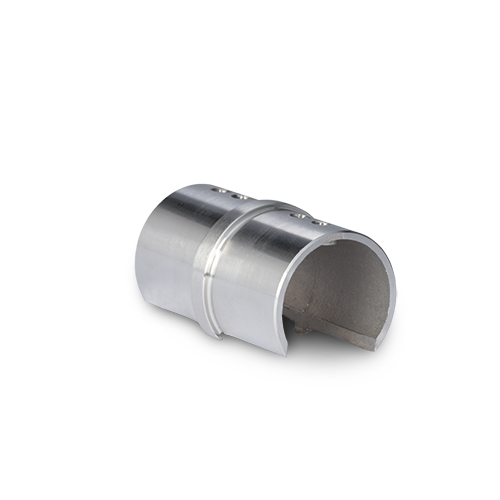 Connector for glass handrail Ø42.4x1.5mm, AISI 304 satined