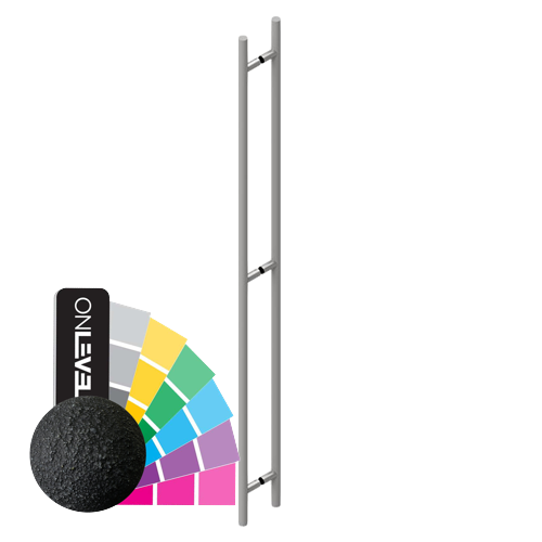Håndtag Ø25mm H=1800mm, AISI 304 RAL mat