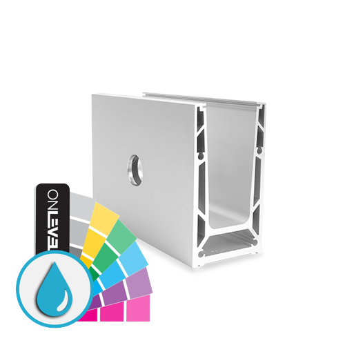 TF-6621 glassprofil L=5000mm, aluminum ARMOR RAL