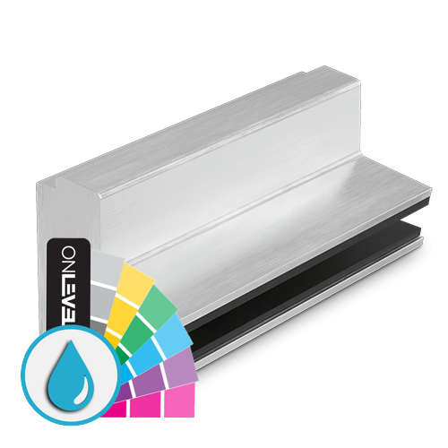 AIRFORCE L=4500mm for glass 17.52/21.52mm, aluminum ARMOR RAL