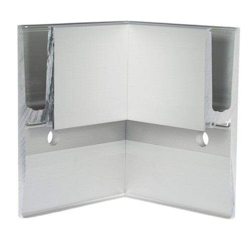 TL-3031 Insida hörna 90° aluminium natur anodiserad