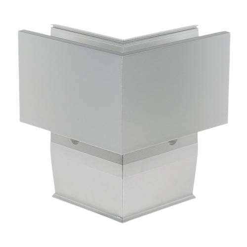 TL-3031 Udv. hjørne 90° aluminium natur anodiseret
