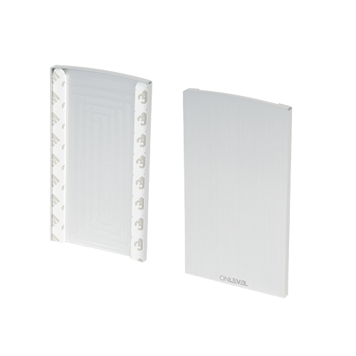 TF-6620 endcap left/right, aluminum natural anodized