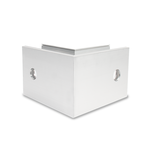 TF-6621 utsida hörna 90°, aluminium obehand. utför.