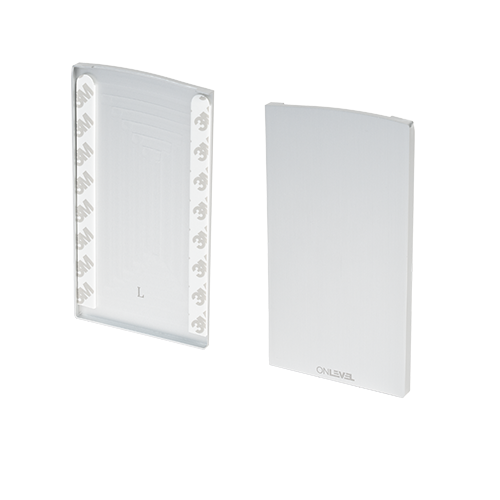 TF-6621 endekappe venstre med dækkappe, aluminium natur anodiseret