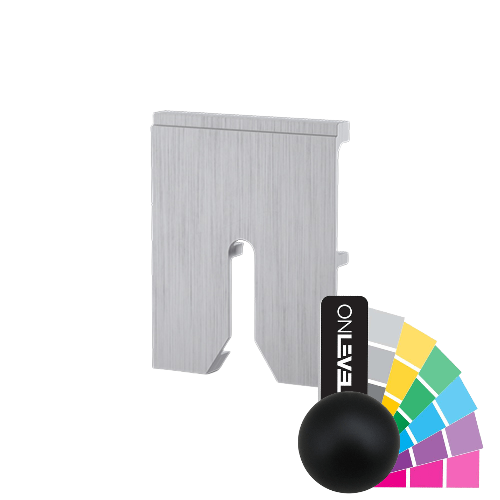 TURBOFLEX TL-6621 Avstandsstykke tykkelse 15mm aluminium RAL matt