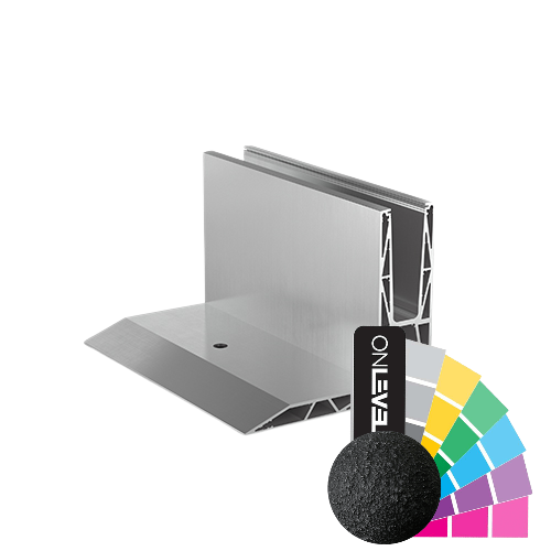 TL-3120 Glassprofil  L=5000mm aluminum RAL strukturerert