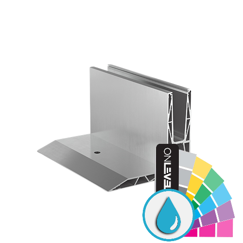 TL-3120 Glasprofil L=5000 mm aluminium ARMOR RAL
