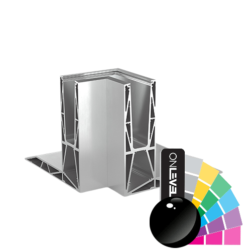 TL-3120 Indv. hjørne 90° RAL blank