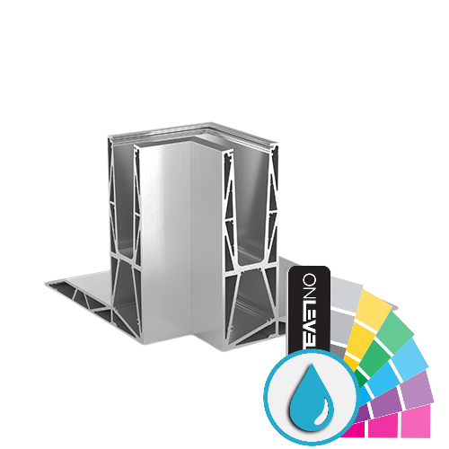 TL-3120 Insida hörna 90° aluminium ARMOR RAL