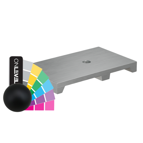 TF-3620 afstandsstykke tykkelse 18mm, aluminum RAL mat