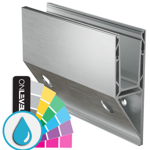 TF-3621 glassprofil L=5000mm, aluminum ARMOR RAL