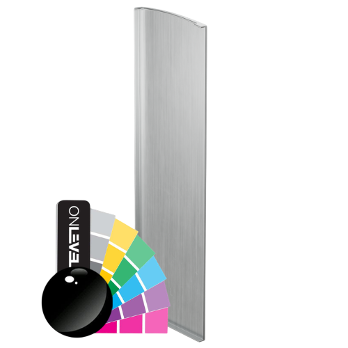 TF-3621 ändlock vänster, aluminium RAL skinande