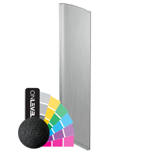 TF-3621 ändlock vänster, aluminium RAL struktur