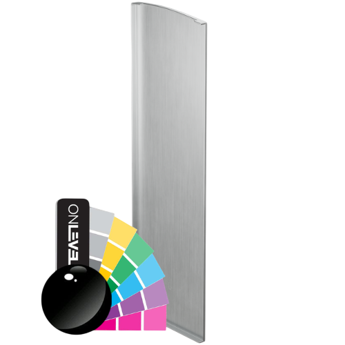 TF-3621 endekap venstre med dekklokk, aluminium RAL blank