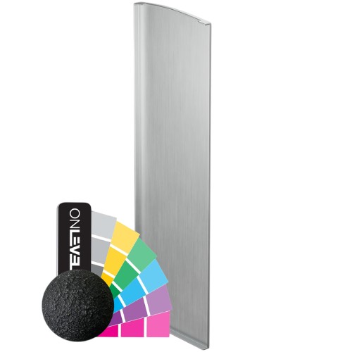 TF-3621 endcap left with covercap, aluminum RAL structure