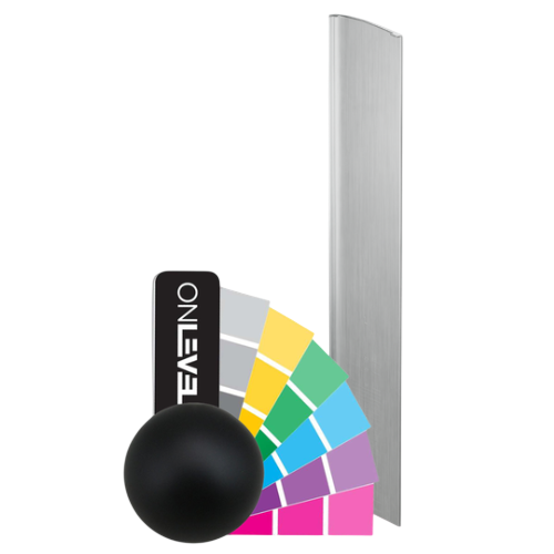 TF-3621 ändlock vänster med täcklock för trappa, aluminium RAL matta